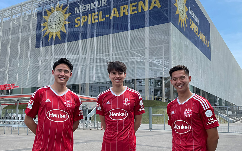 Fortuna Düsseldorf 1895: 田中碧、アペルカンプ真大、内野貴史